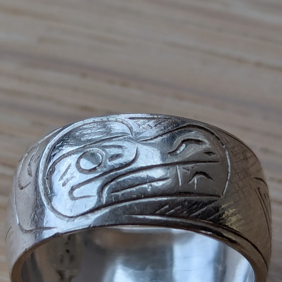 Other - Signed Sterling Silver Haida Ring